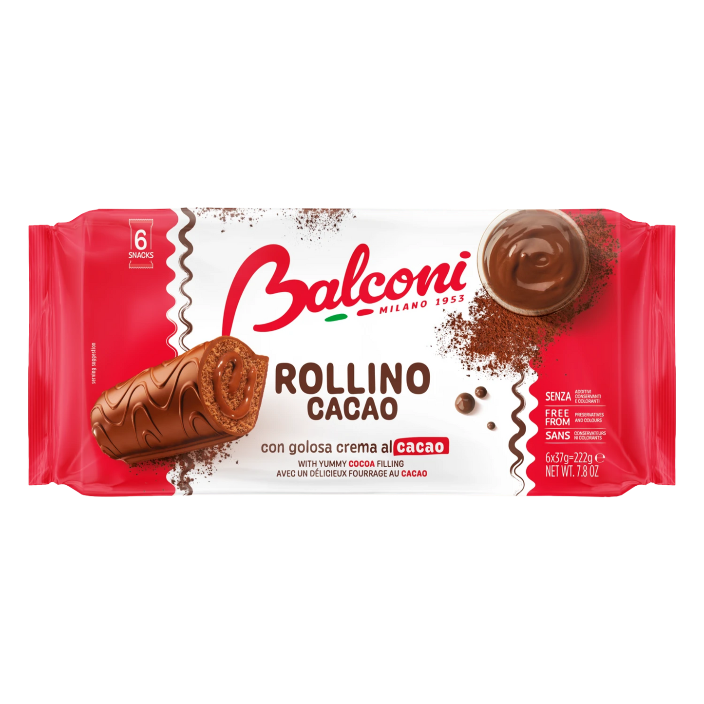 Balconi - Rollino Cacao 222g