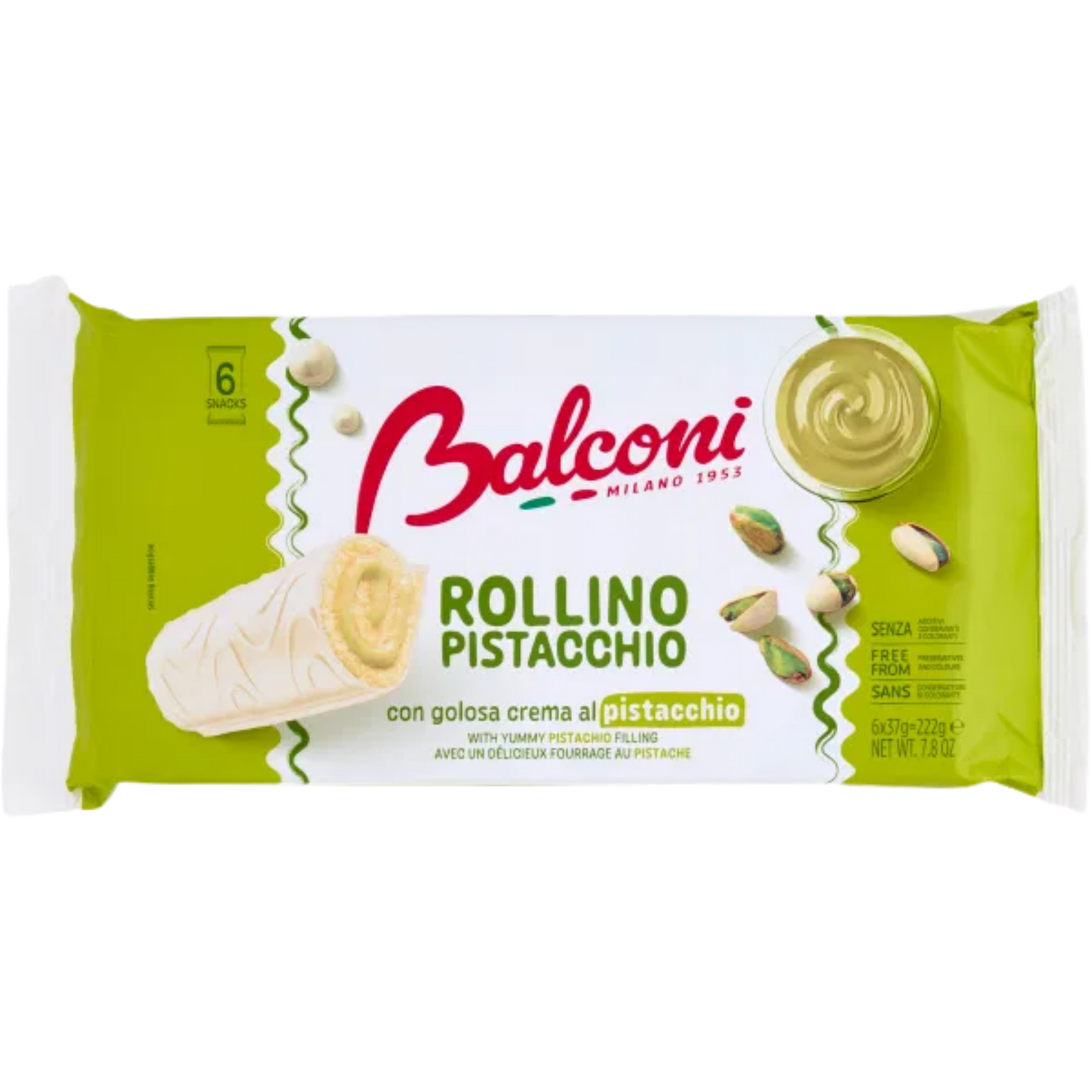 Balconi - Rollino Pistacchio 222g