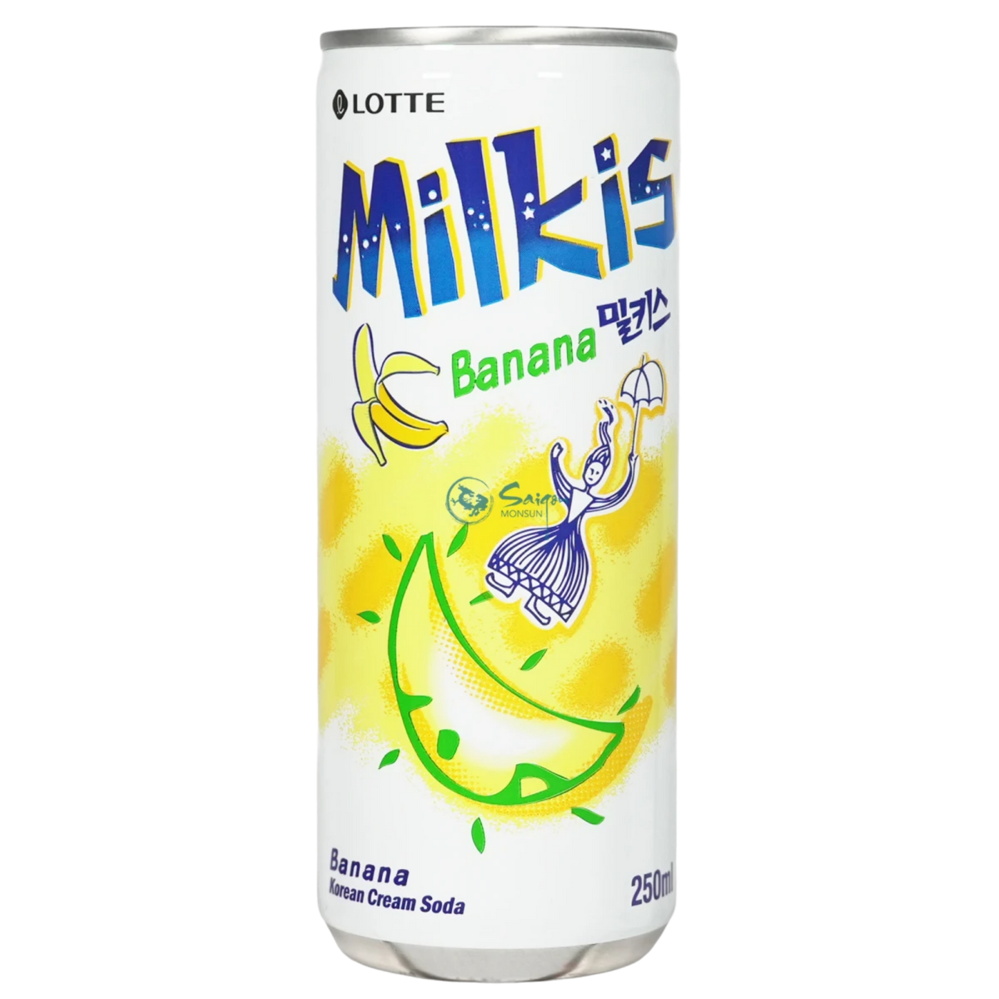 Lotte - Milkis Banana 250ml (1x)