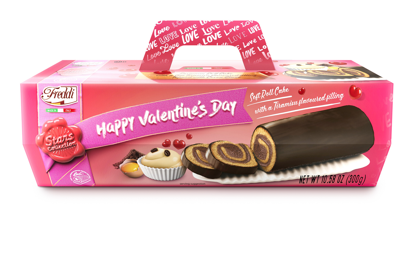 FREDDI - Swiss Roll Valentinstag 300g (1x)