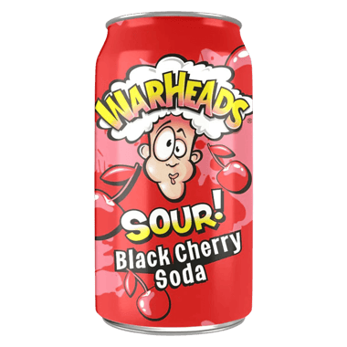 Warheads - Sour Black Cherry Soda 355ml