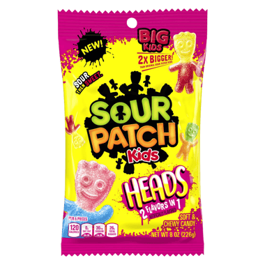 Sour Patch - Kids Big Heads 141g 🇺🇸 ; MHD 12.02.2024