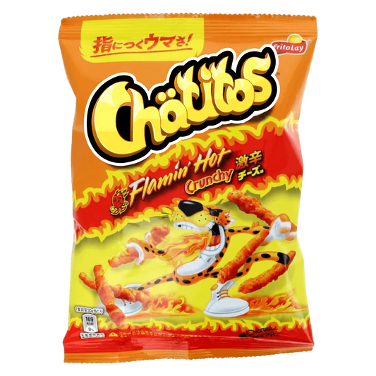 Chätitos - Japan Crunchy Flamin' Hot 75g ; MHD 01.02.2024