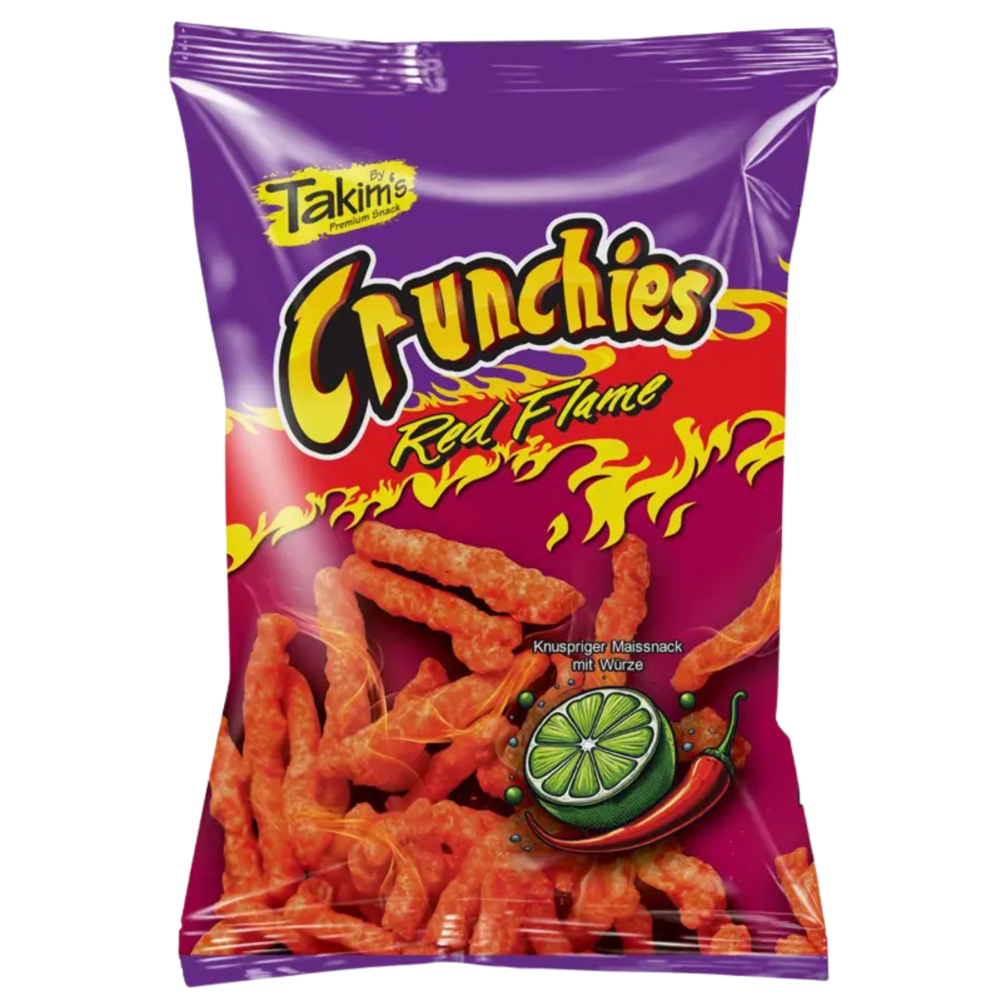 Takim´s Crunchies - Red Flame Chili & Lime 90g
