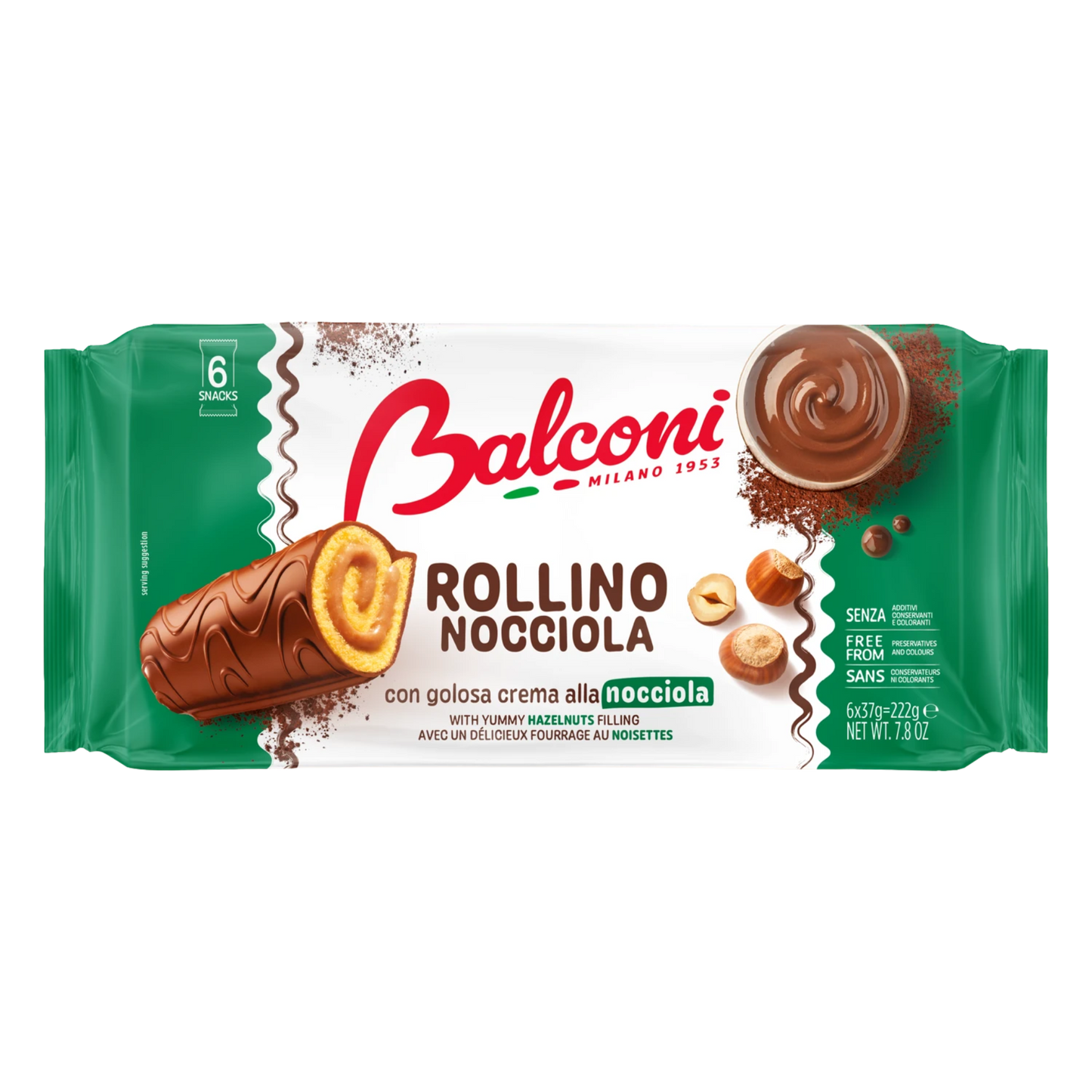 Balconi - Rollino Nocciola 222g (1x)