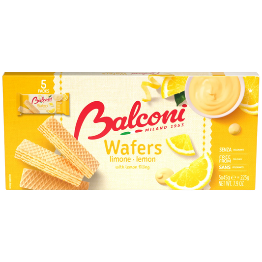 Balconi - Wafer Lemon Multipack 225g (1x)