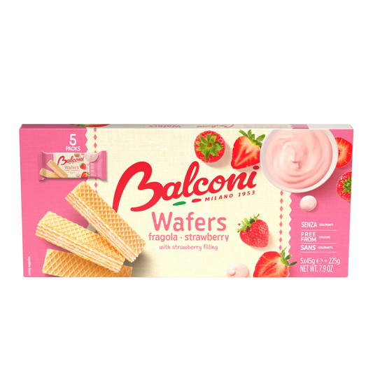 Balconi - Wafer Strawberry Multipack 225g (1x)