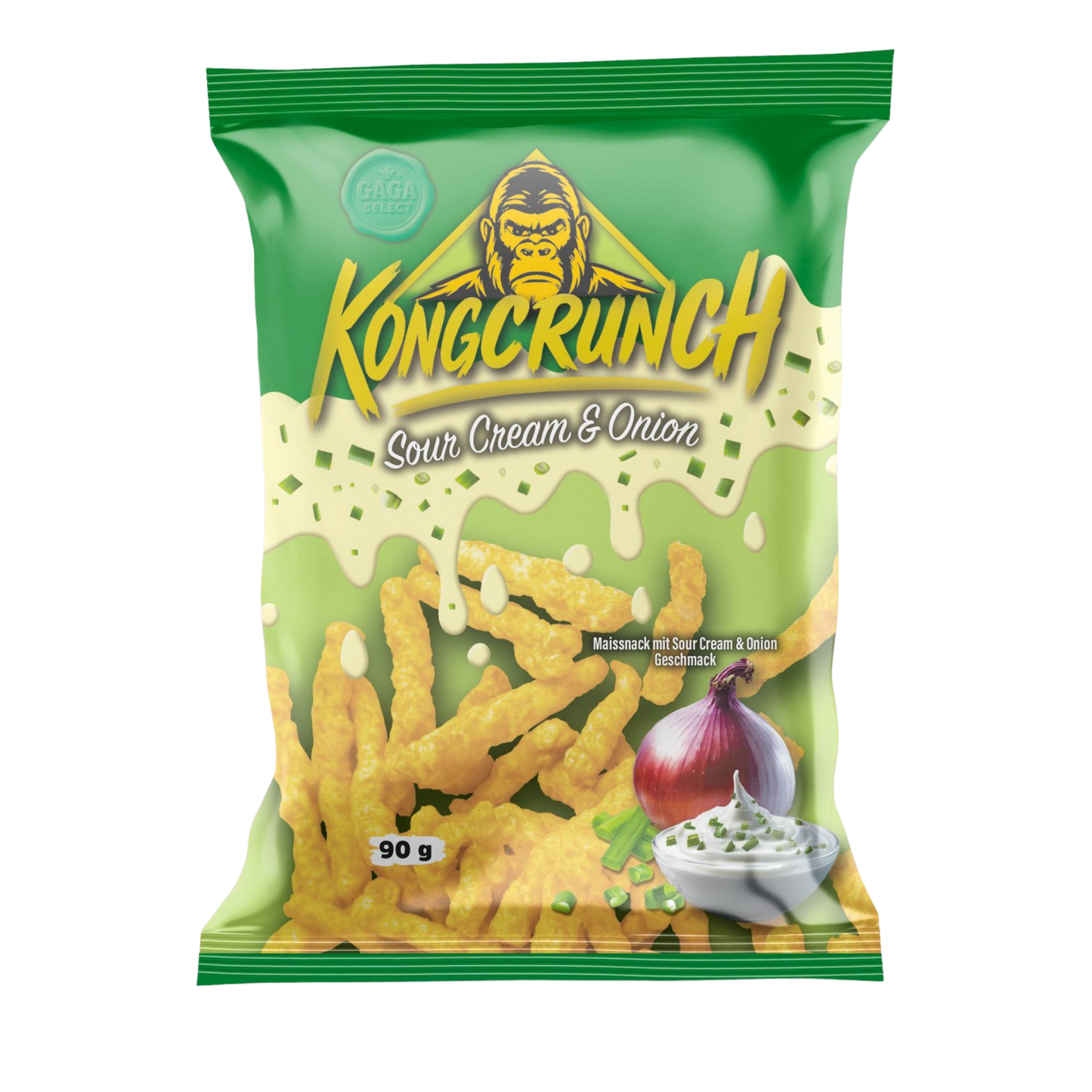 Kongcrunch - Sourcream & Onion 90g (1x)