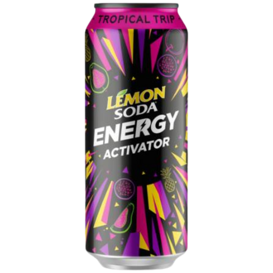 Lemon Soda Energy - Tropical 330ml (1x)