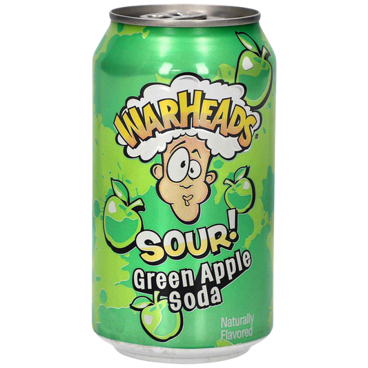 Warheads - Sour Green Apple Soda 355ml (1x)
